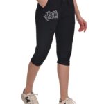 Soft Cotton Women's 3/4th pants  Capris -HUSTLE