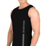3Colours RGB Men’s Active Wear Sleeveless Tank Top, Gym Vest, Leisure Wear-Shake and drift