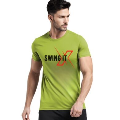 Men's Performance Gym T-Shirt - 3 Colours RGB - Quick-Dry, Breathable Athletic Wear for Training, Fitness, and Running-Swing IT