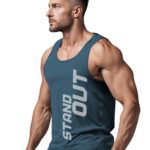 3Colours RGB Men's Active Wear Sleeveless Tank top, Gym Vest, Leisure wear Regular FIT-Stand Out