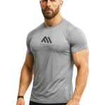 Men's 3Colours RGB Dri-Fit Polyester T-Shirt –Dry Activewear for Gym -MUSCLE
