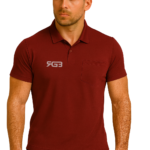 3Colors Premium Men's Solid Super Soft Classic Polo T-Shirt: Regular Fit-RGB Logo