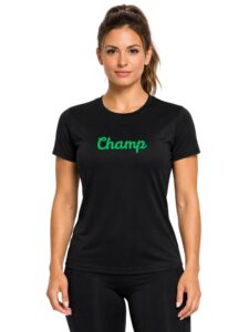 3Colors Women’s Active T-Shirt | Quick Dry Gym & Workout Tee | Breathable Sports Wear for Running, Yoga & Training-Champ
