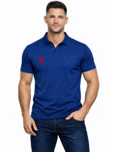 3Colors Men’s Solid Polo T-Shirt | Premium Cotton Blend | Slim Fit Casual Wear with Chest Pocket | Short Sleeve Collared T-Shirt-Polo ROLLOUT