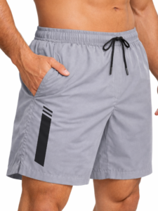 3Colors Men’s Quick Dry Sports Shorts with Pockets | Lightweight Running & Gym Shorts | Elastic Waist with Drawstring | Active Training Wear-SHAKELINE