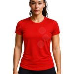 3Colors Women’s Gym Workout T-Shirt – Fitness Graphic Print Athletic Tee – Slim Fit Sports Top for Running, Training & Yoga-3CIRCLE
