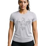 3Colors Women’s Gym Workout T-Shirt – Fitness Graphic Print Athletic Tee – Slim Fit Sports Top for Running, Training & Yoga-THUMBELS Girls