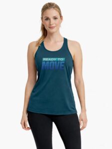 3Colors Women’s Racerback Gym Vest – Tank Top | Breathable Workout & Running Activewear-Ready to Move