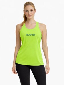 3Colors Women’s Racerback Gym Vest – Tank Top | Breathable Workout & Running Activewear-Rapid LINE