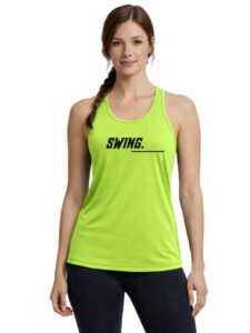 3Colors Women’s Racerback Gym Vest – Tank Top | Breathable Workout & Running Activewear-Swing LINE