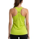 3Colors Women’s Racerback Gym Vest Activewear Tank Top – Breathable Sleeveless Workout T-Shirt for Yoga, Running, Fitness-Active Blackline