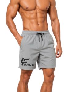 3Colors Men’s Gym Sports Shorts | Quick Dry Running Shorts for Men | Lightweight Training & Workout Shorts with Drawstring & Pocket-Force