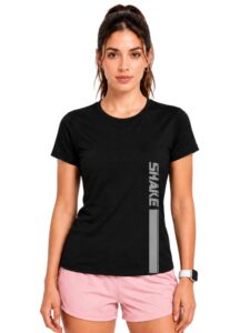 3Colors Women’s Active Dry Fit Sports T-Shirt | Quick Dry Gym Workout Tee | Running & Training Athletic Top-Shake