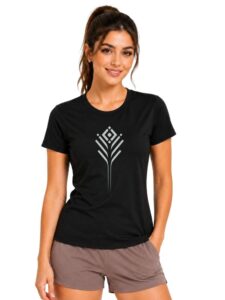 3Colors Women's Active Dry-Fit T-Shirt | Quick Dry Moisture Wicking Sports Tee | Lightweight Breathable Gym, Running & Workout Top-Tower