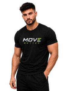 3Colors Men's Active Polyester Sports T-Shirt | Quick Dry Moisture Wicking Gym Workout Running Training Round Neck Athletic Tee-Move Better