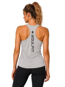 3Colors Women's Racerback Gym Vest | Quick Dry Sleeveless Tank Top for Workout, Running, Yoga & Training | Lightweight Activewear- SOULFIT
