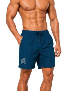 3Colors Men’s Quick Dry Gym Shorts | Lightweight Sports Running Shorts with Drawstring & Pockets | Workout Training Activewear-SOULFIT