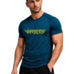 3Colors Men's Active Polyester Gym & Running Sports T-Shirt -VINTTEES