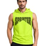 3Colors Men's Sleeveless Gym Hoodie Athletic Hooded Tank Top-SPRINTER