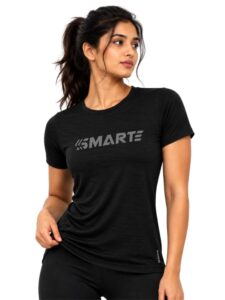 3Colors Women's Snowfall Active T-Shirt for Gym, Yoga & Training-SMARTE