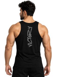 3Colors Men’s Sports Vest Sleeveless Gym Workout Tank Top-NCUT Victory