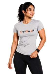 3Colors Women's Quick Dry Active T-Shirt for Gym,Running & Training-Empower