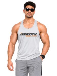 3Colors Men's Quick Dry Gym Vest Sleeveless Workout Sports Tank Top-Gravity