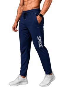 3Colors Men's Track Pants | Sports Gym Quick Dry | Running & Workout- Spike
